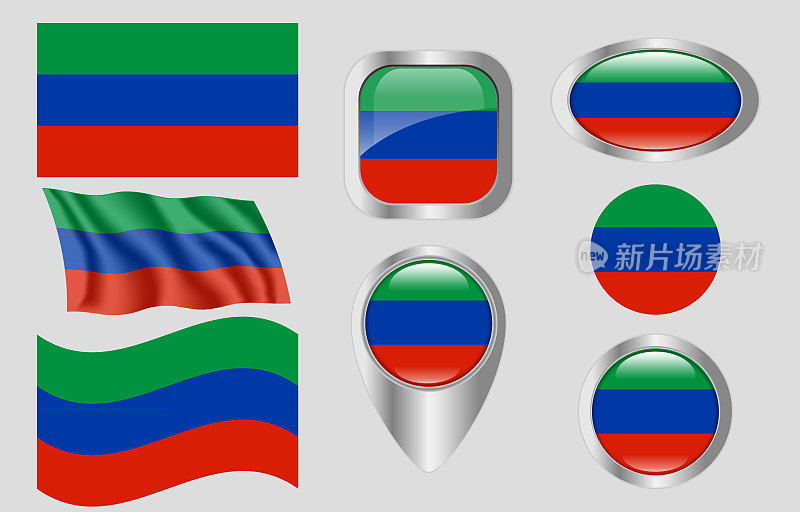 俄罗斯达吉斯坦的国旗