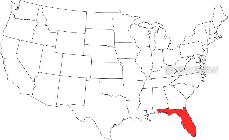 福罗里达州地图