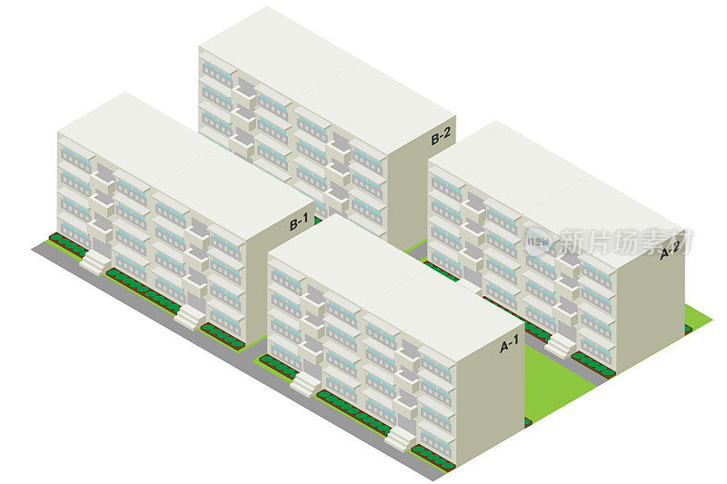 等距住房复杂