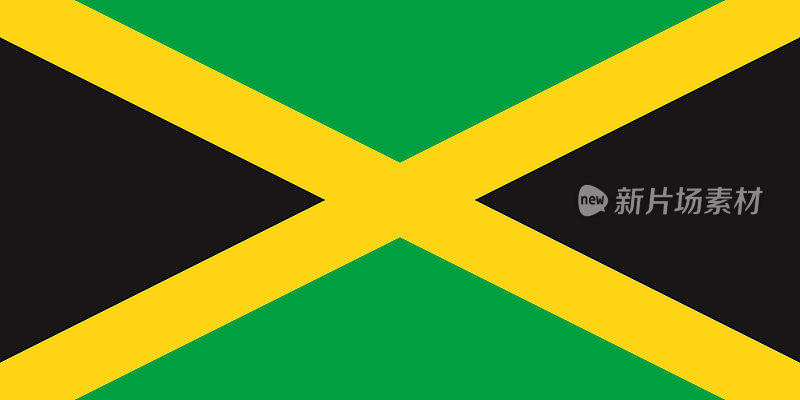 加勒比牙买加国旗