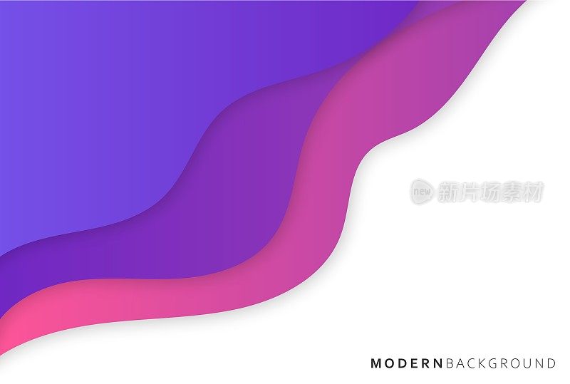 现代液体梯度颜色抽象背景