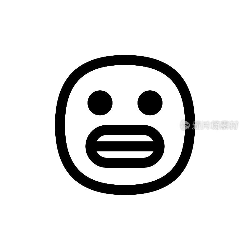 表情符号线条艺术