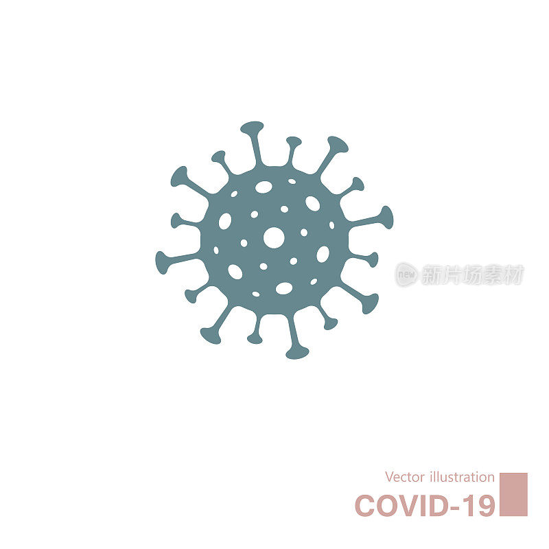 COVID-19图标设计。