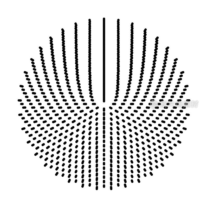 圆形的圆盘图案,呈椭圆形,呈叉状