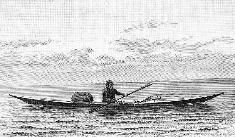 kayak传统爱斯基摩人