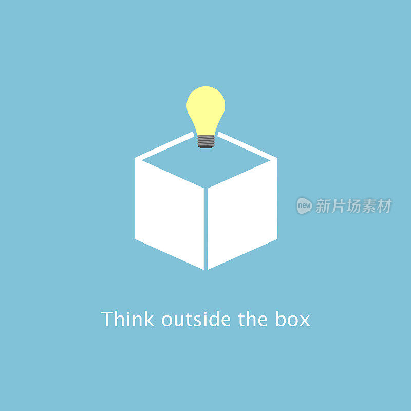思想之光从最小的盒子里飘出来。