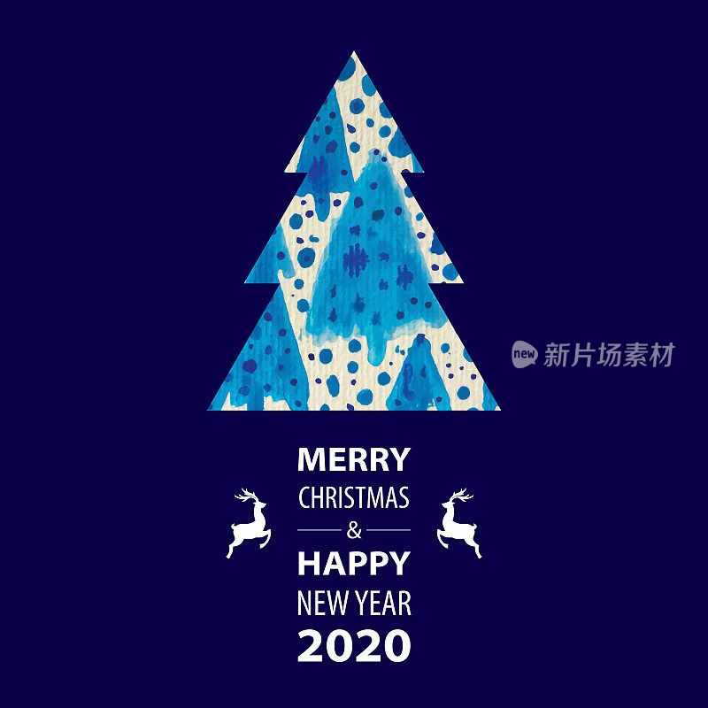 圣诞快乐，2020年新年快乐