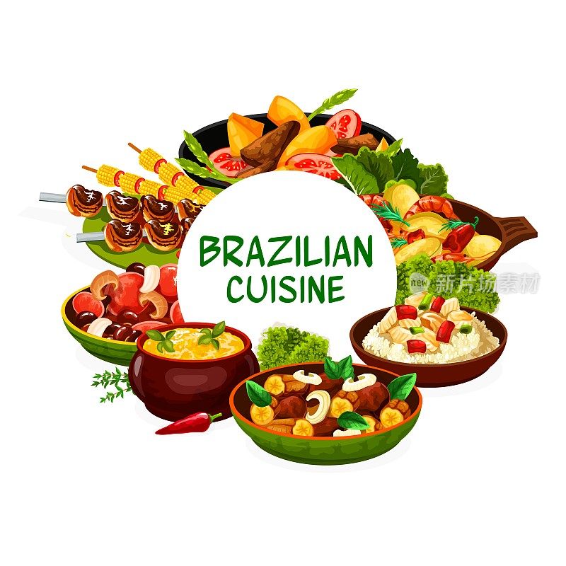 巴西美食菜单巴西民族菜肴