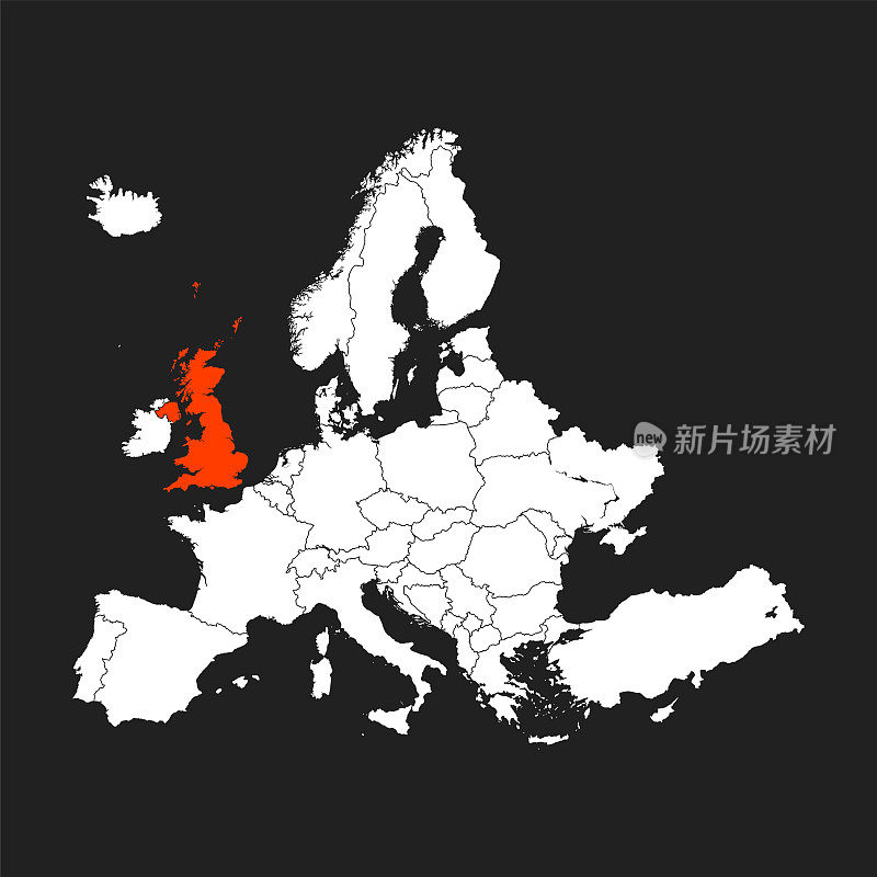 英国地图