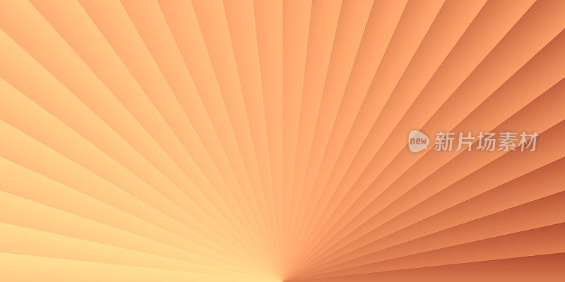 抽象设计与光线和橙色圆形梯度新潮的背景