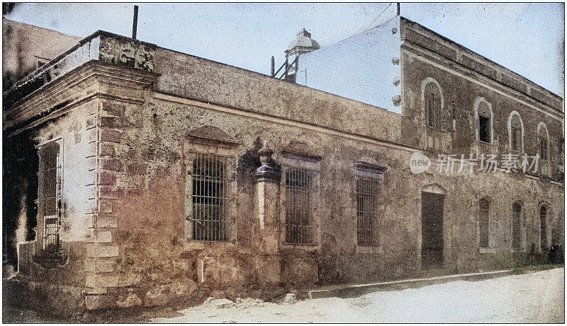 美军黑白照片:古巴哈瓦那女子监狱
