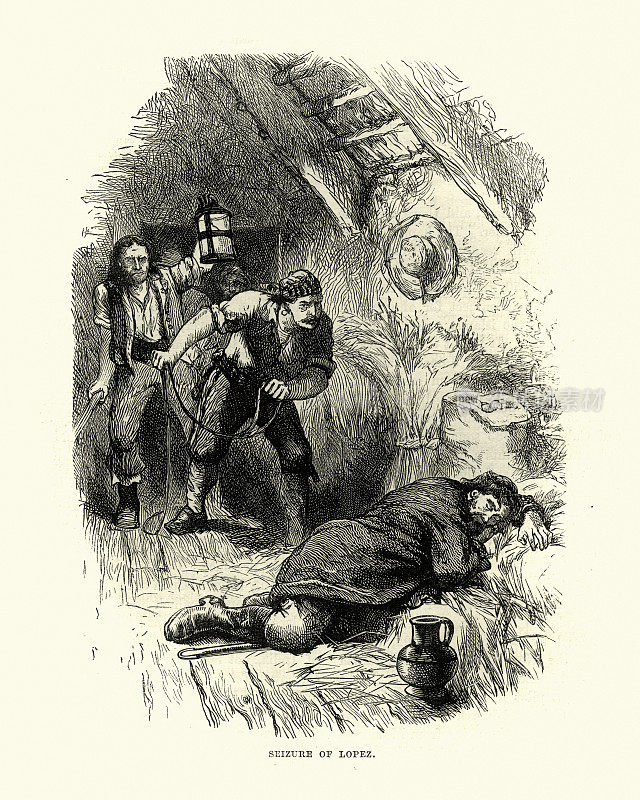 19世纪50年代,古巴逮捕纳西索・洛佩斯将军