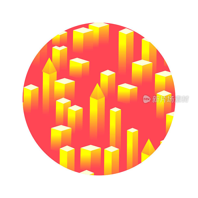 现代抽象背景圆设计