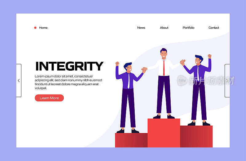 核心价值概念矢量插图网站横幅，广告和营销材料，在线广告，业务演示等。