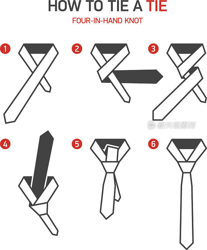 如何打领带说明
