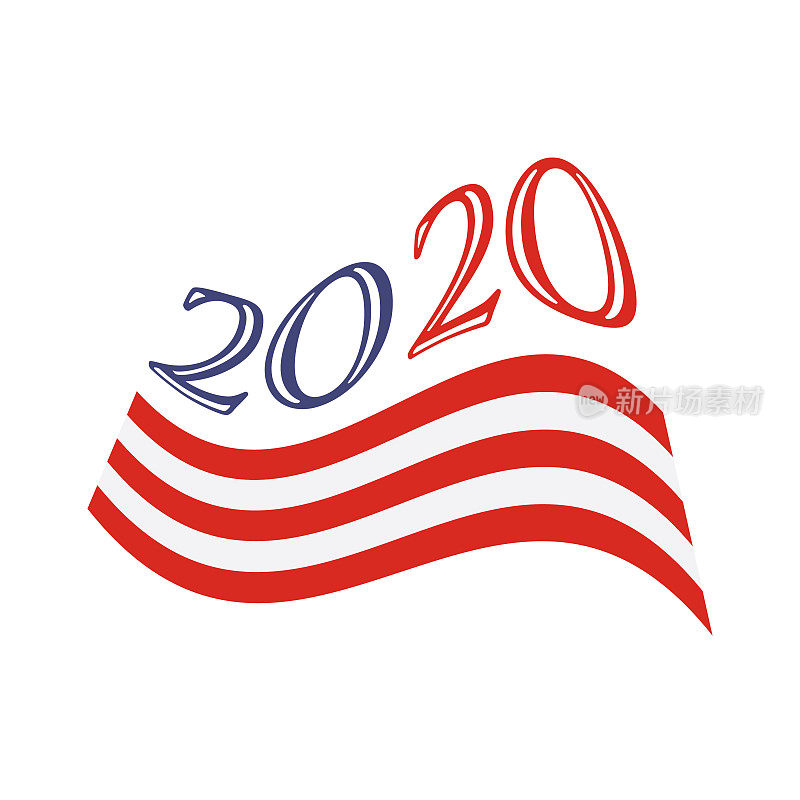 美国2020年大选设计元素