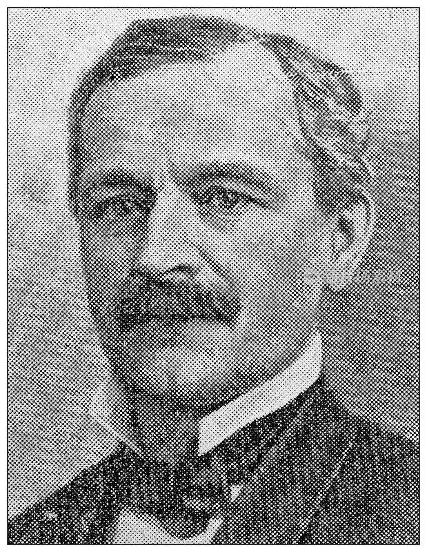 著名人物的古董肖像:乔治・萨姆纳・曼