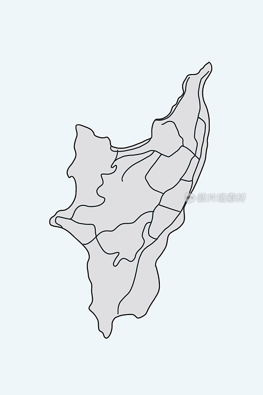 kohlan岛地图
