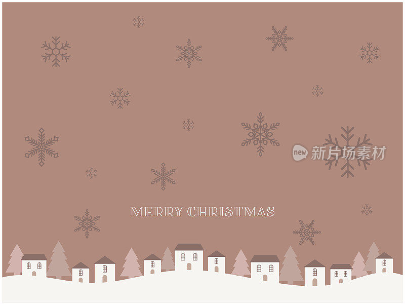 圣诞街背景Web图形
