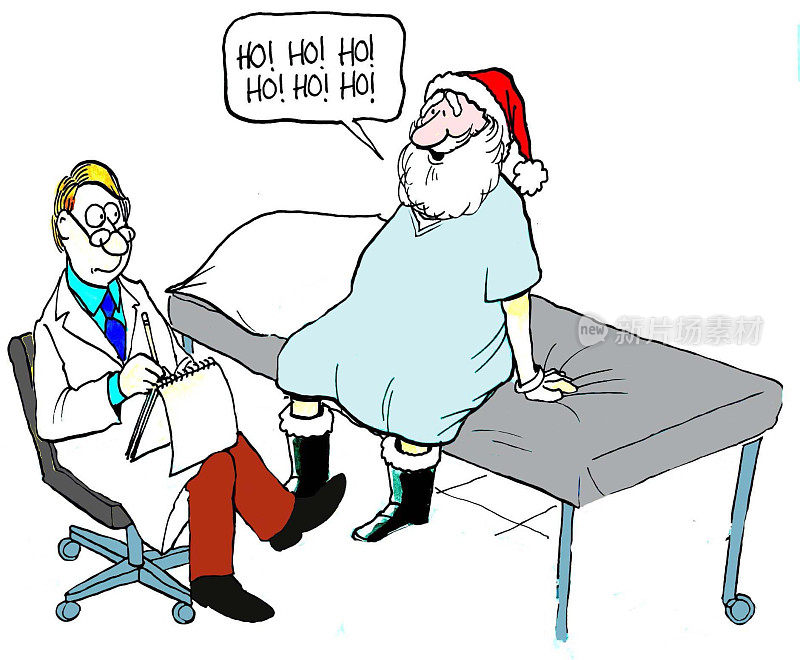 圣诞老人看医生
