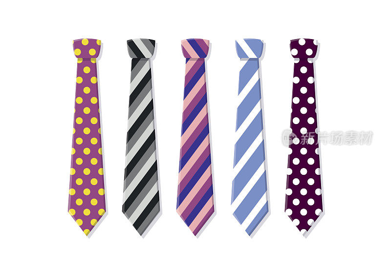 商务装和休闲装都要打领带。