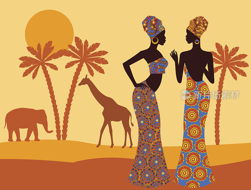 美丽的非洲妇女