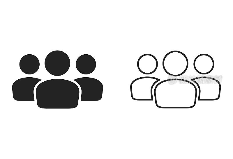 团队合作的图标