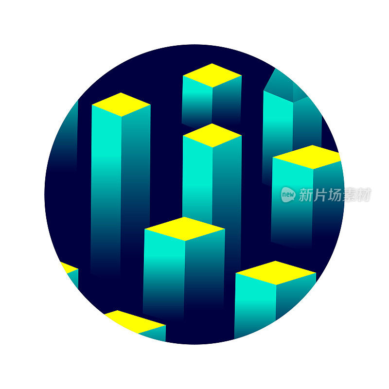 现代抽象背景圆设计