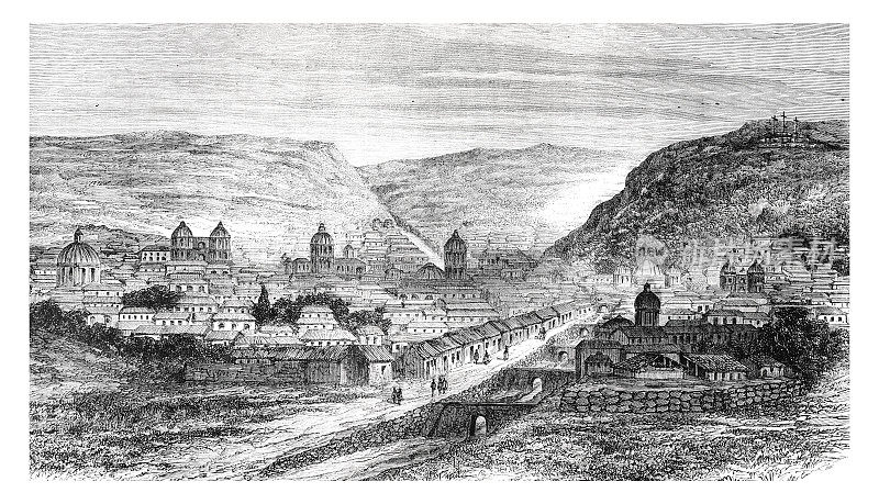 库斯科纳尔，秘鲁乌鲁班巴山谷，1863年