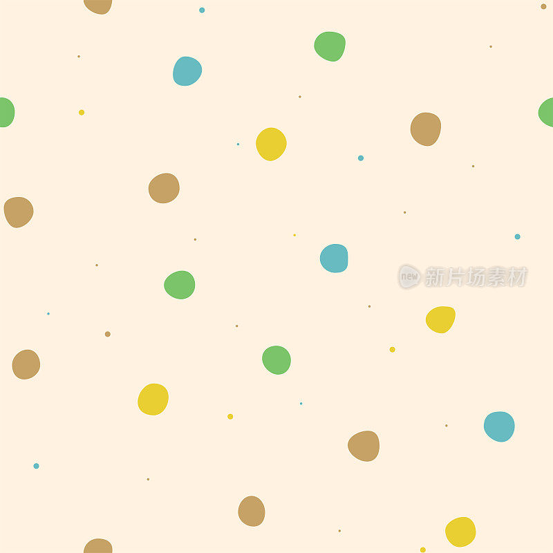 圆点花纹无缝图案
