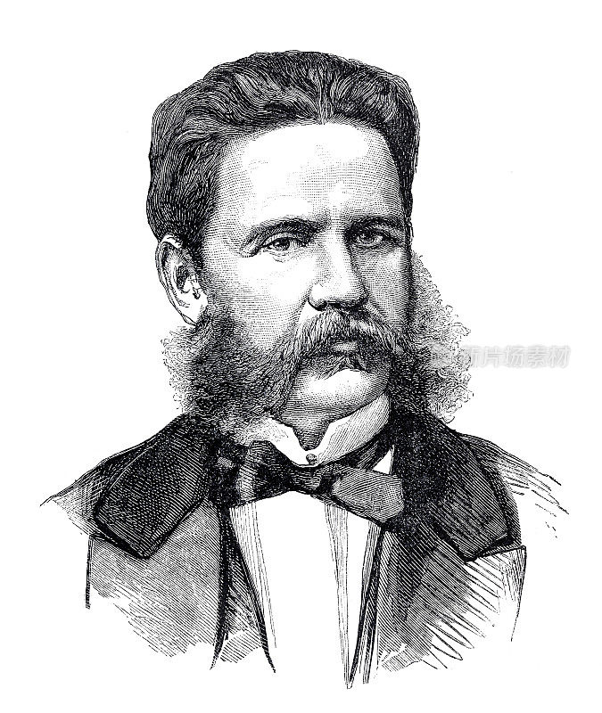 马里亚诺・阿科斯塔画像阿根廷副总统1874年