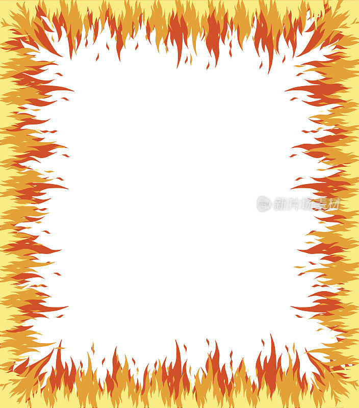 火灾火焰框架