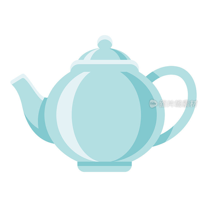 透明背景上的茶壶图标