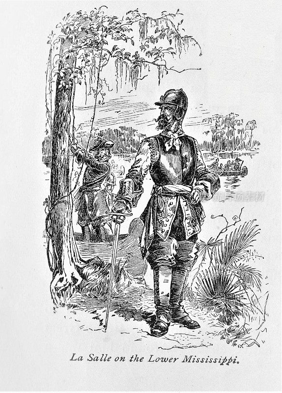 密西西比河上的拉萨尔探险(1682年