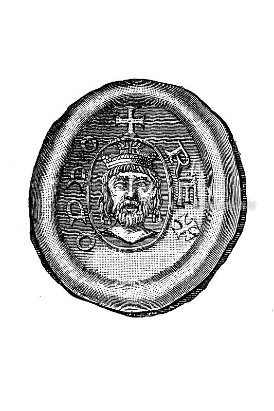皇帝奥托一世的国王印章
