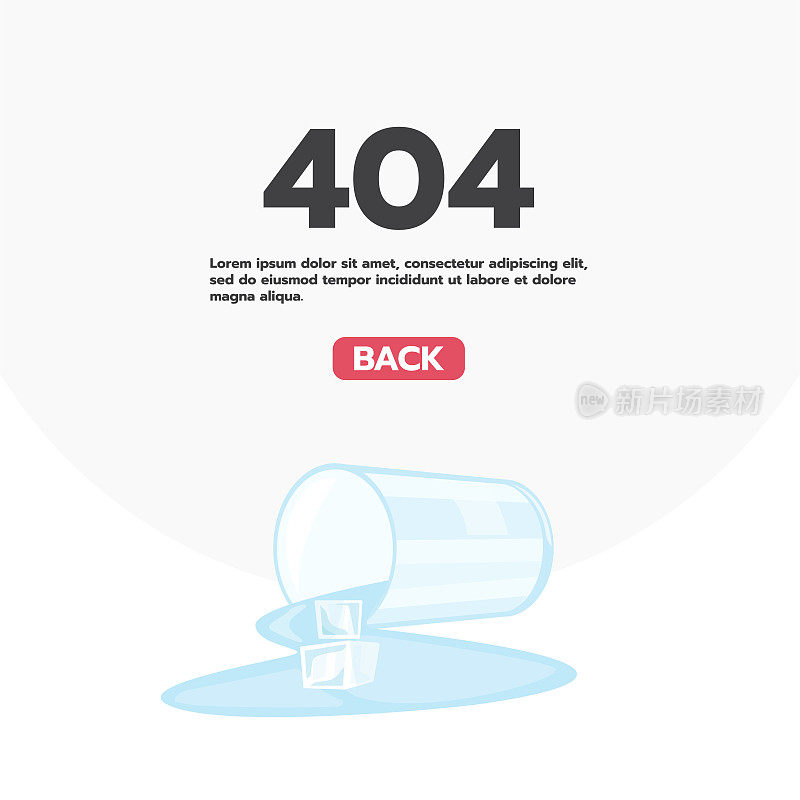 Internet网络警告404错误页面或文件找不到网页。