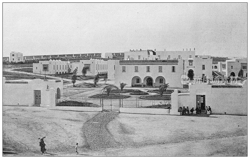 古色古香的图片:突尼斯的法国新医院