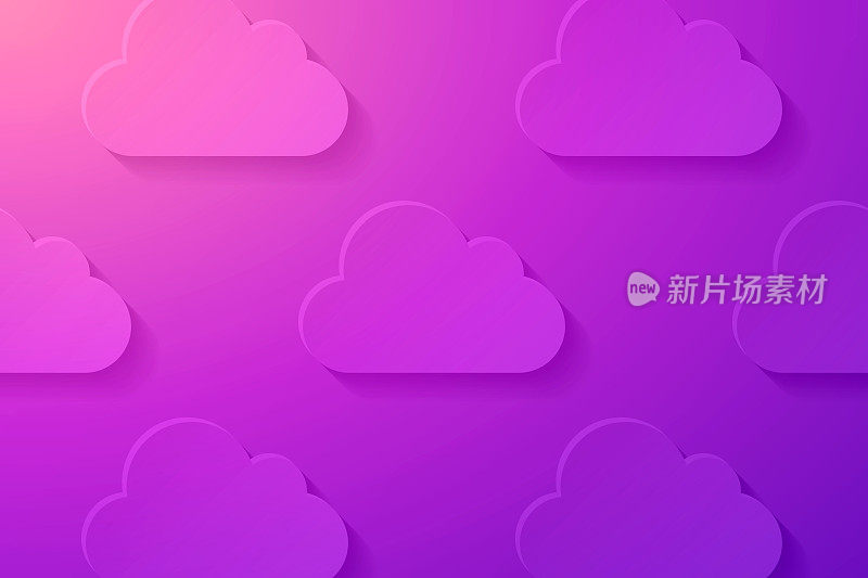 抽象的紫色背景-云图案