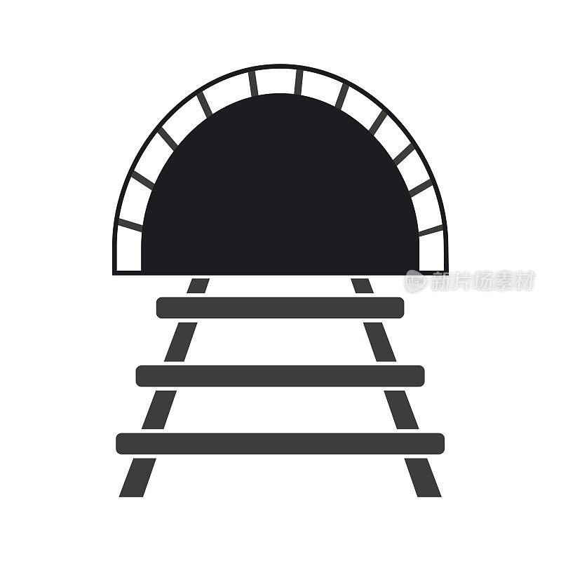 铁路隧道图标