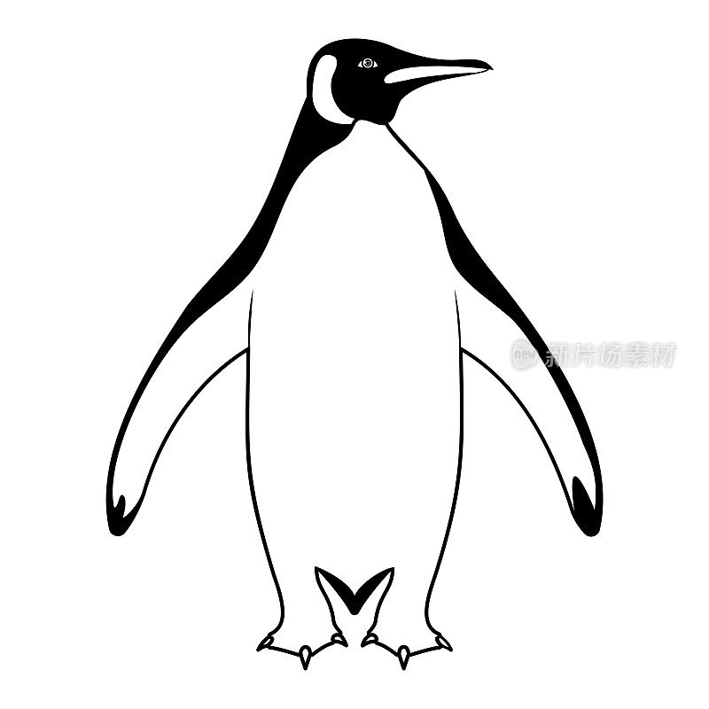 企鹅图标。