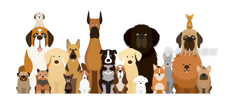 犬种组插画