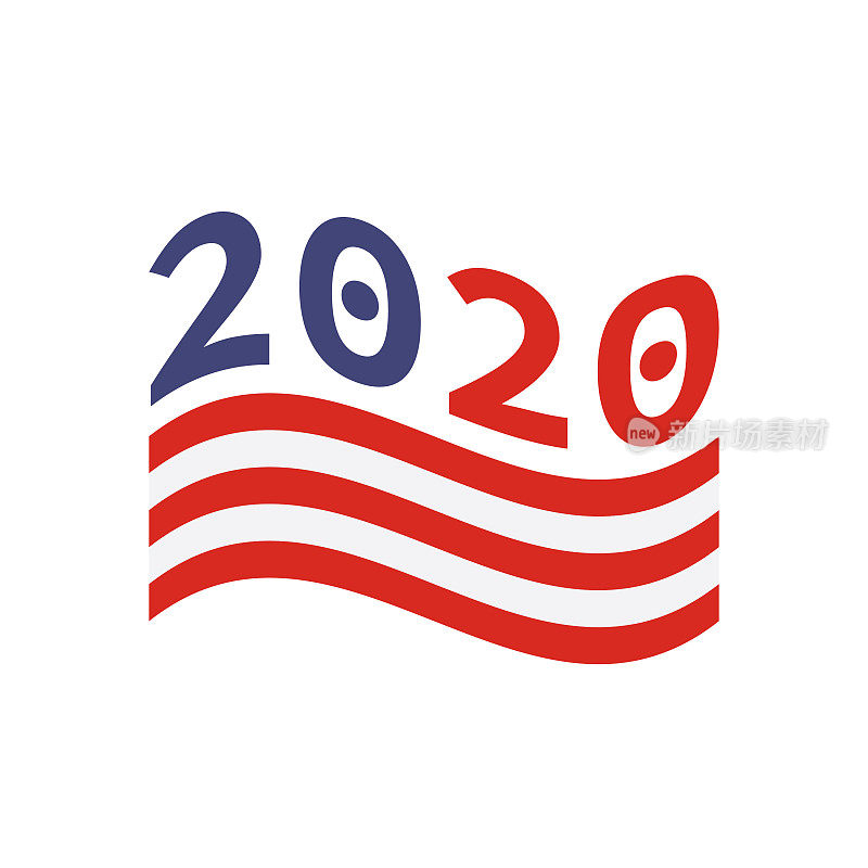 美国2020年大选设计元素