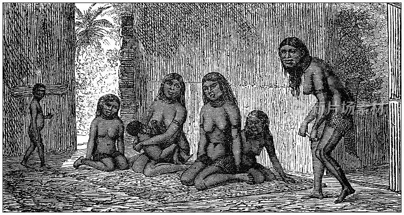 古插图、民族志和土著文化:加罗林群岛的Ualan