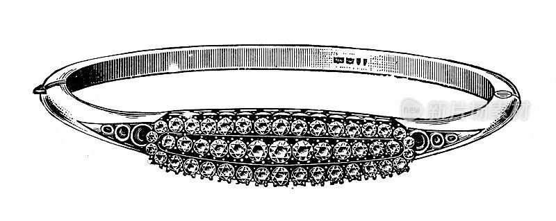 古董图片来自英国杂志:珠宝