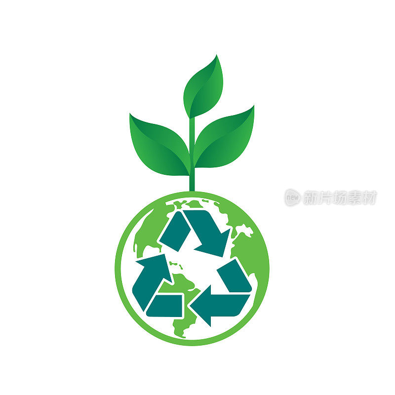 生态能源图标概念