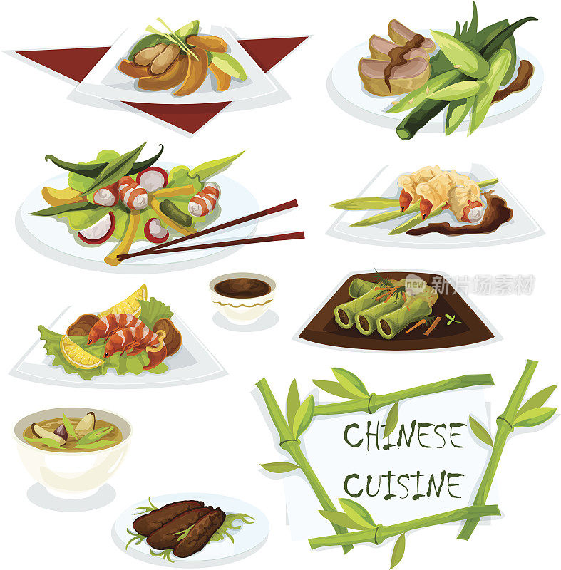 为餐厅设计中式菜肴菜单