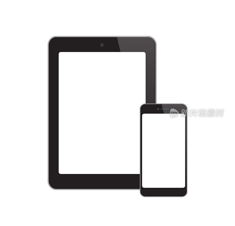 White-Screen-Phone-Tablet