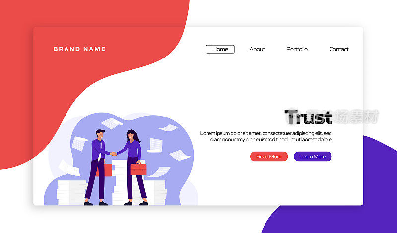 核心价值概念矢量插图网站横幅，广告和营销材料，在线广告，业务演示等。