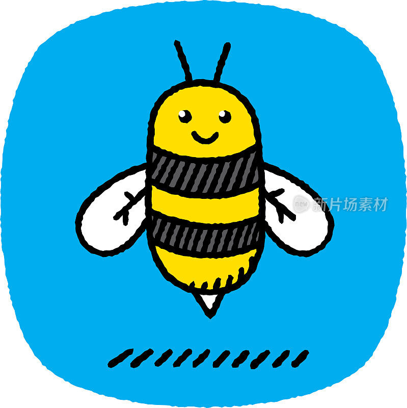 蜜蜂涂鸦7