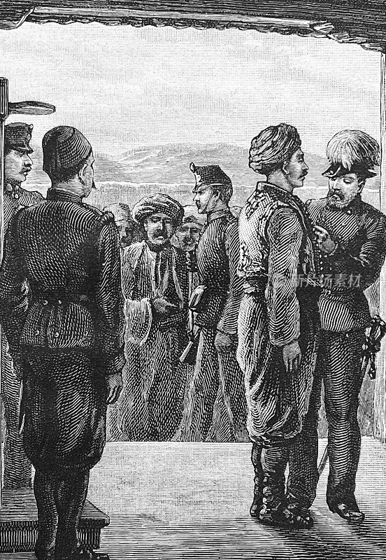 奥匈帝国的波斯尼亚军队，招募士兵